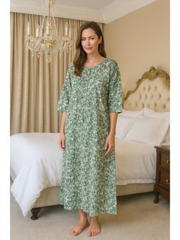 Private Lives - Floral Nightdress In Hosiery