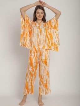 Blissence - Yellow Tie and Dye Nightsuit