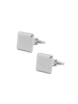 The Tie Hub - Williams Black Pink Plaid Microfiber Necktie and Cufflinks Gift Set