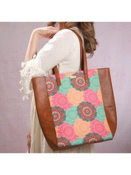 Priyaasi - Phoolchakra Multi-Color Printed Tote Bag