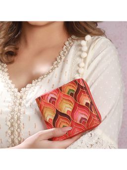 Priyaasi - Curvy-Chevs Multi-Color Printed Mini Wallet
