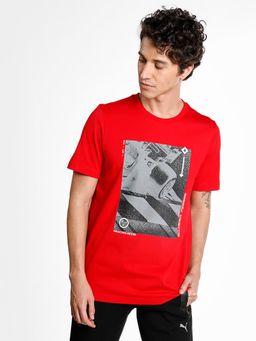 Puma - Ferrari Motorsport Race Graphic Men Red T-Shirt