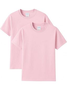 Gildan - Pink Softstyle Midweight Women's Typography T-Shirt (Pack Of 2)