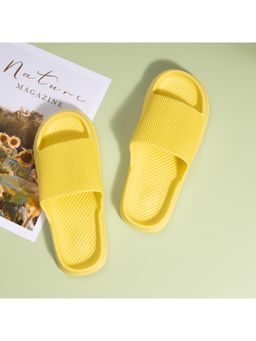 Drunken - Yellow Sliders for Women