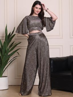 Exude - Grey Opulent Glow 2 Piece Co-Ord Set