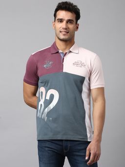 Beverly Hills Polo Club - Sand Fade Polo Multi-Color