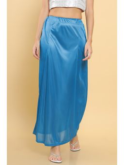 Soch - Women Blue Solid Petticoat