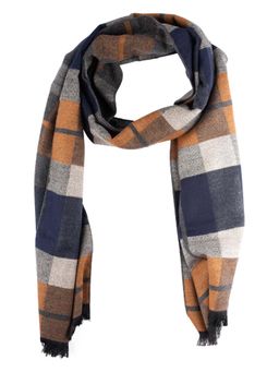 The Tie Hub - Blue and Rust Scarf