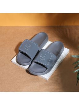 Chupps - Men Urban Edge Lightweight Cushion Sliders - Dark Grey