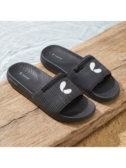 Chupps - Men Gridlock V2 Supportive Footbed Sliders - Black Neon