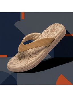 Chupps - Women Ivy Anti-Skid Comfort Sliders - Beige