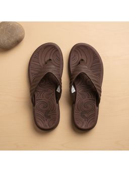 Chupps - Women Ivy Shock Absorption Sliders - Coffee