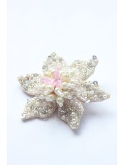 Choko - Crystal Beaded & Pearl Floral Hair Clip – Festive & Wedding Accessory