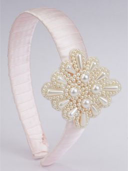 Choko - Pink Beauty Hairband Teardrop Pearls Celestial Ballet Soft Pink