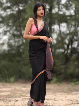 I LOVE SAREES - Under the Moonlight Saree without Blouse