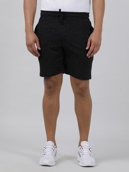 Crocodile - Men's Black Full Length 2 Pocket Elastic Waist With Drawstring Track Shorts