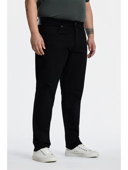 Snitch - Men Black Solid Washed Slim Fit Casual Jeans