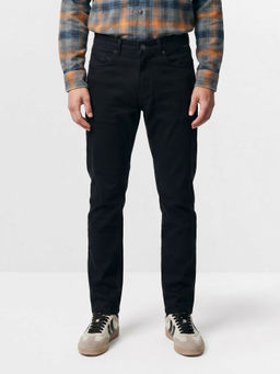 The Bear House - Men Black Solid Casual Slim Fit Denim Jeans