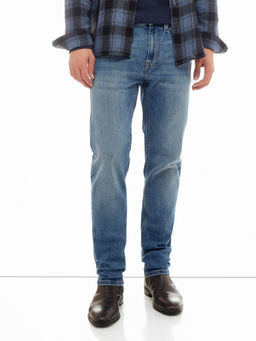 Flying Machine - Men Blue Whiskered Freddie Slim Fit Jeans