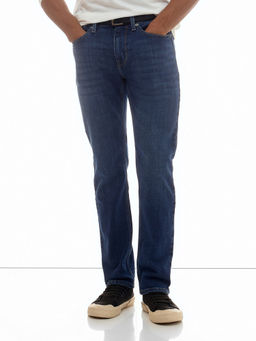 Flying Machine - Men Blue Whiskered Freddie Slim Fit Jeans