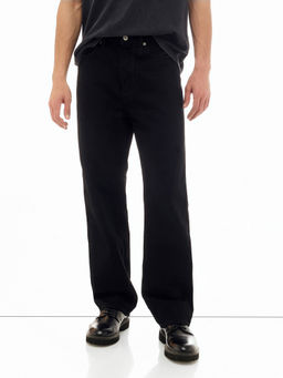 Flying Machine - Men Black Solid Mid Rise Cobain Jeans