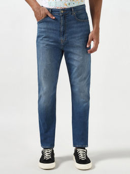 Guess - Men Blue James Karl Medina Solid Jeans