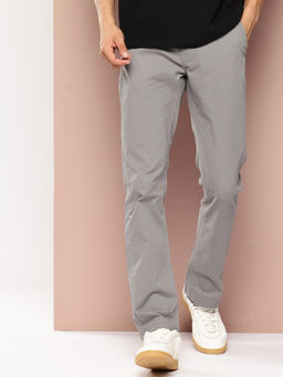 TURNFIT - Men Regular Fit Pull-On Trouser-Grey
