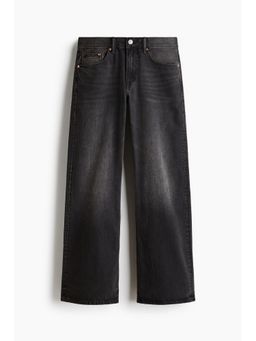 H&M - Men Black Relaxed Bootcut Jeans