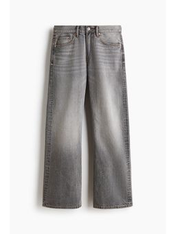 H&M - Men Grey Relaxed Bootcut Jeans