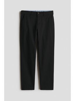 H&M - Boys Black Tapered Twill Chinos
