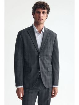 H&M - Men Grey Regular Fit Suit Jacket