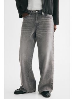 H&M - Men Grey Wide Jeans