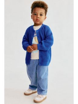 H&M - Boys Blue Cotton Corduroy Trousers