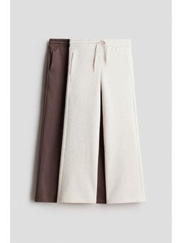 H&M - Girls Multi-Color 2-Pack Brushed-Inside Pant