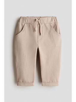 H&M - Boys Beige Denim-Look Trousers