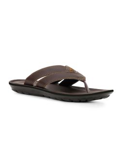 Bata - Brown Synthetic Round Toe Pair Of Sandals