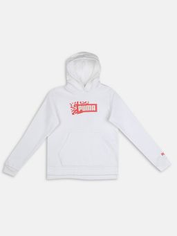 Puma - Alpha Girls White Hoodie