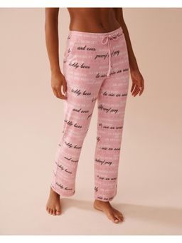 La Vie En Rose - Heart and Letter Print Recycled Fibers Pyjama