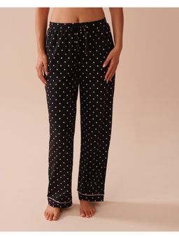 La Vie En Rose - Cotton Black Polka Dots Pyjama