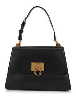 Guess - STEPHI TOP HANDLE FLAP Black Handbag