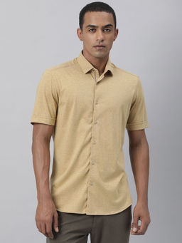 Rare Rabbit - Mustard Casual Shirts