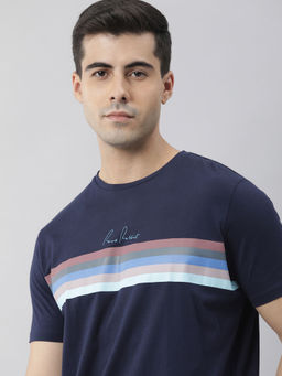 Rare Rabbit - Navy Casual T-Shirt