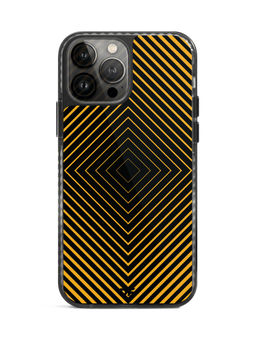DailyObjects - Rhombus Ochre Stride 2.0 Case Cover For iPhone 13 Pro-6.1-inch