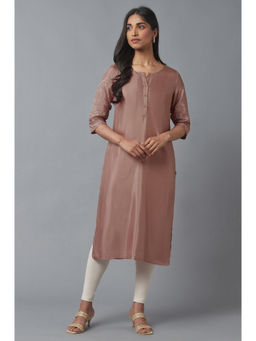 WISHFUL by W - Pink Floral Kurta