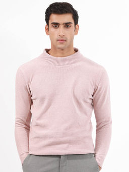 Rare Rabbit - Chenee Light Pink Textured Relaxed Fit Sweater