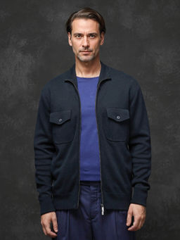 Rare Rabbit - Freddo Black Plain Regular Fit Jacket