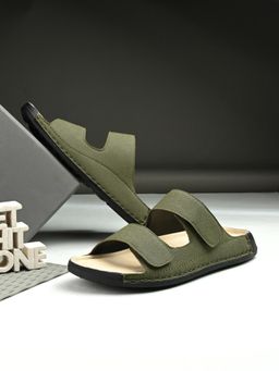 EL PASO - Men Lightweight Olive Sandals