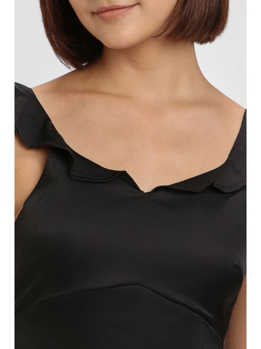 black dress gameday SO ME Fit and Flare Washed Gameday Dress  Blue Zone Planet