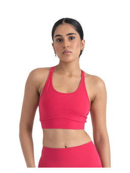 Hunnit - Women Zen Medium Coverage Sports Bra Pink