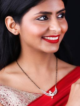 PANASH - Gold Plated Artificial Stones and Beads Mangalsutra